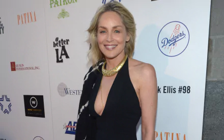 American actress Celebrity Sharon Stone HD Desktop Wallpaper | Background Image