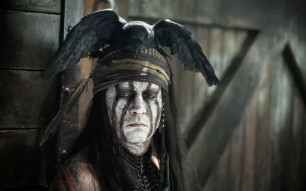 Tonto Johnny Depp movie The Lone Ranger HD Desktop Wallpaper | Background Image