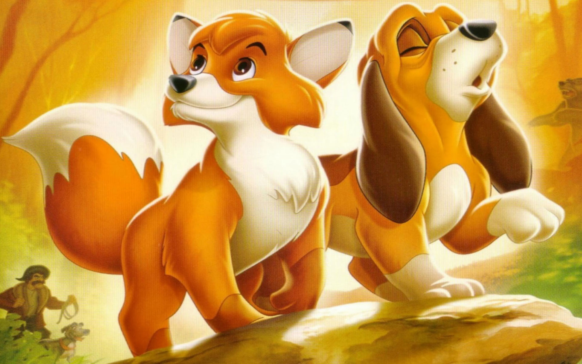 The Fox and the Hound Phone Wallpapers. 电 影 The Fox and the Hound 高 清 壁 纸 桌...