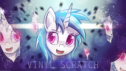  Vinyl Scratch - Shattered Mind by P3r0
