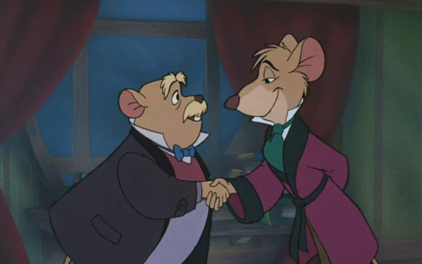 Dr. David Q. Dawson Basil of Baker Street movie The Great Mouse Detective HD Desktop Wallpaper | Background Image