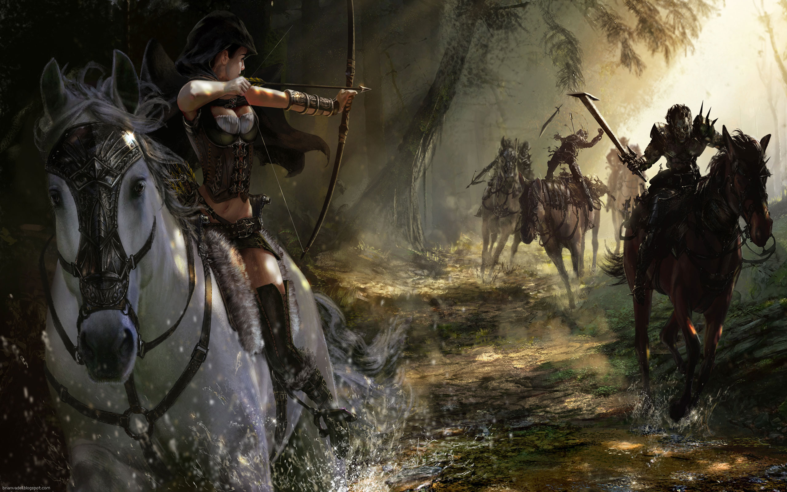 Archer woman HD Wallpaper | Background Image | 2560x1600