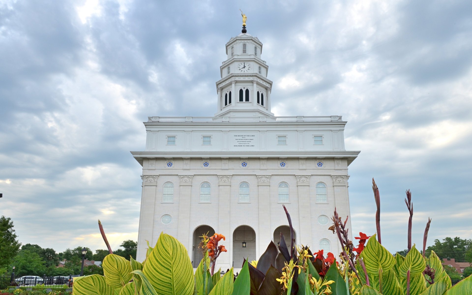 Download Religious Nauvoo Temple HD Wallpaper