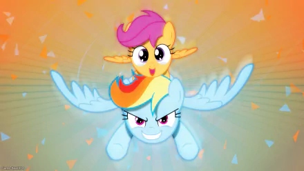 My Little Pony vector Scootaloo (My Little Pony) Rainbow Dash TV Show My Little Pony: Friendship Is Magic HD Desktop Wallpaper | Background Image