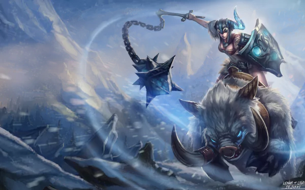 Sejuani (League Of Legends) video game League Of Legends HD Desktop Wallpaper | Background Image