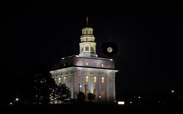 religious Nauvoo Temple HD Desktop Wallpaper | Background Image