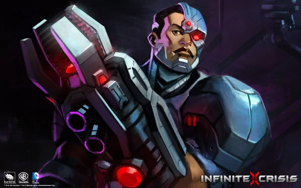 Cyborg (DC Comics) video game Infinite Crisis HD Desktop Wallpaper | Background Image