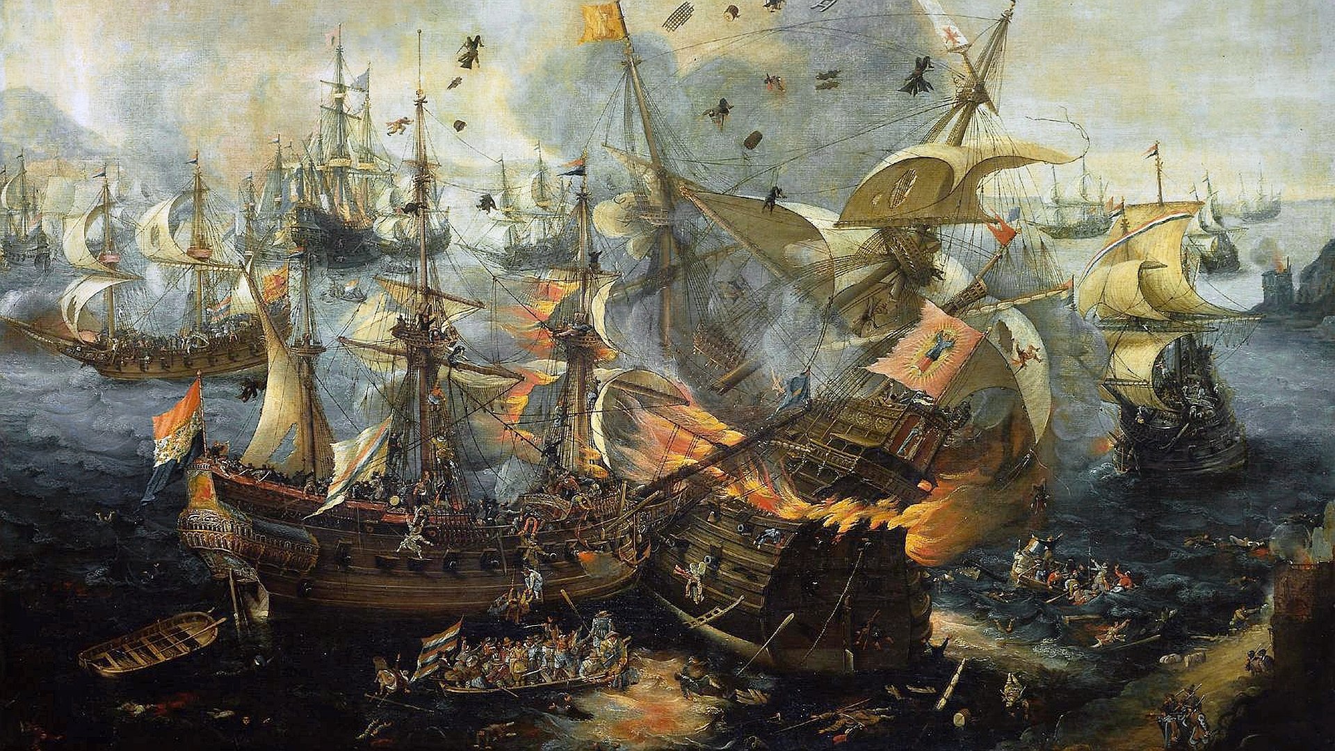 Battle Of Gibraltar Hd Wallpaper Background Image 19x1080
