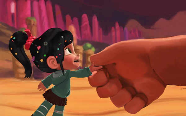 Vanellope von Schweetz Ralph (Wreck-It Ralph) movie Wreck-It Ralph HD Desktop Wallpaper | Background Image