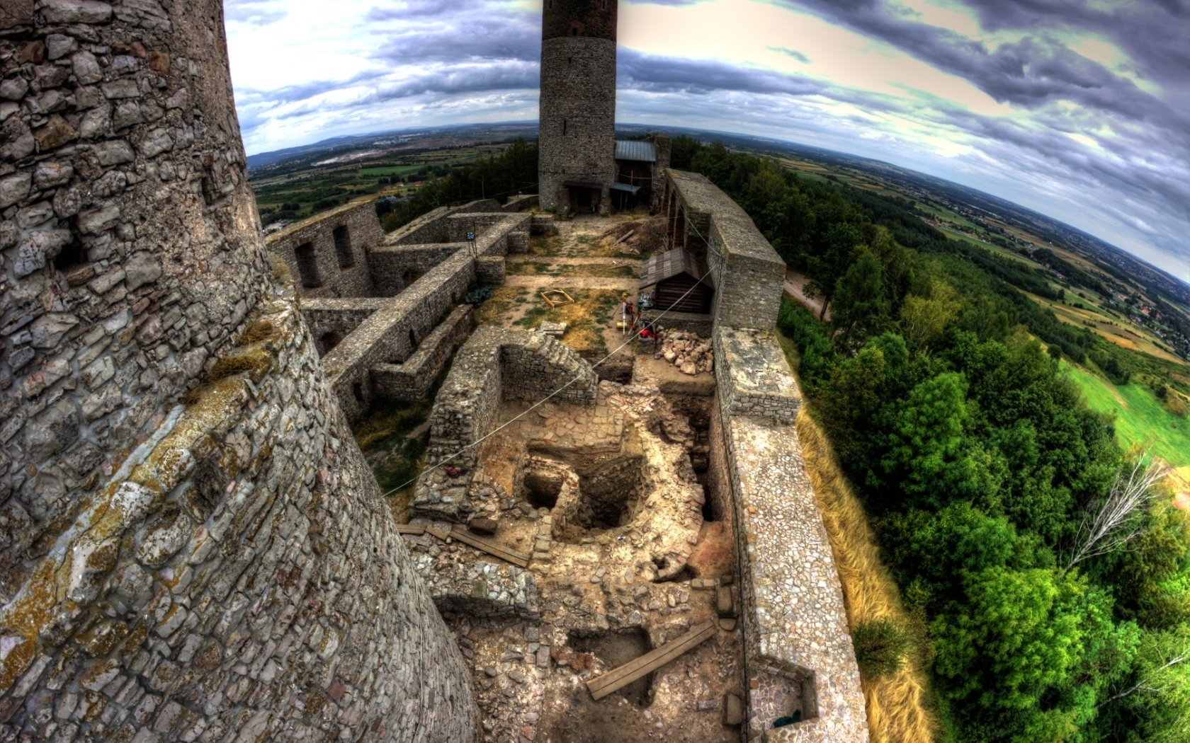 Download Man Made Checiny Castle Wallpaper