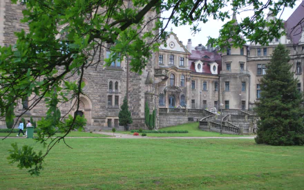 man made Moszna Castle HD Desktop Wallpaper | Background Image