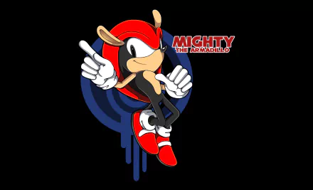 Mighty the Armadillo video game SegaSonic the Hedgehog HD Desktop Wallpaper | Background Image