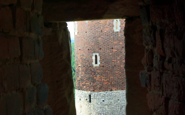 man made Checiny Castle HD Desktop Wallpaper | Background Image