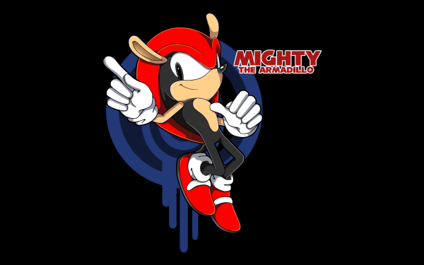 Video Game SegaSonic the Hedgehog Mighty the Armadillo HD Wallpaper | Background Image