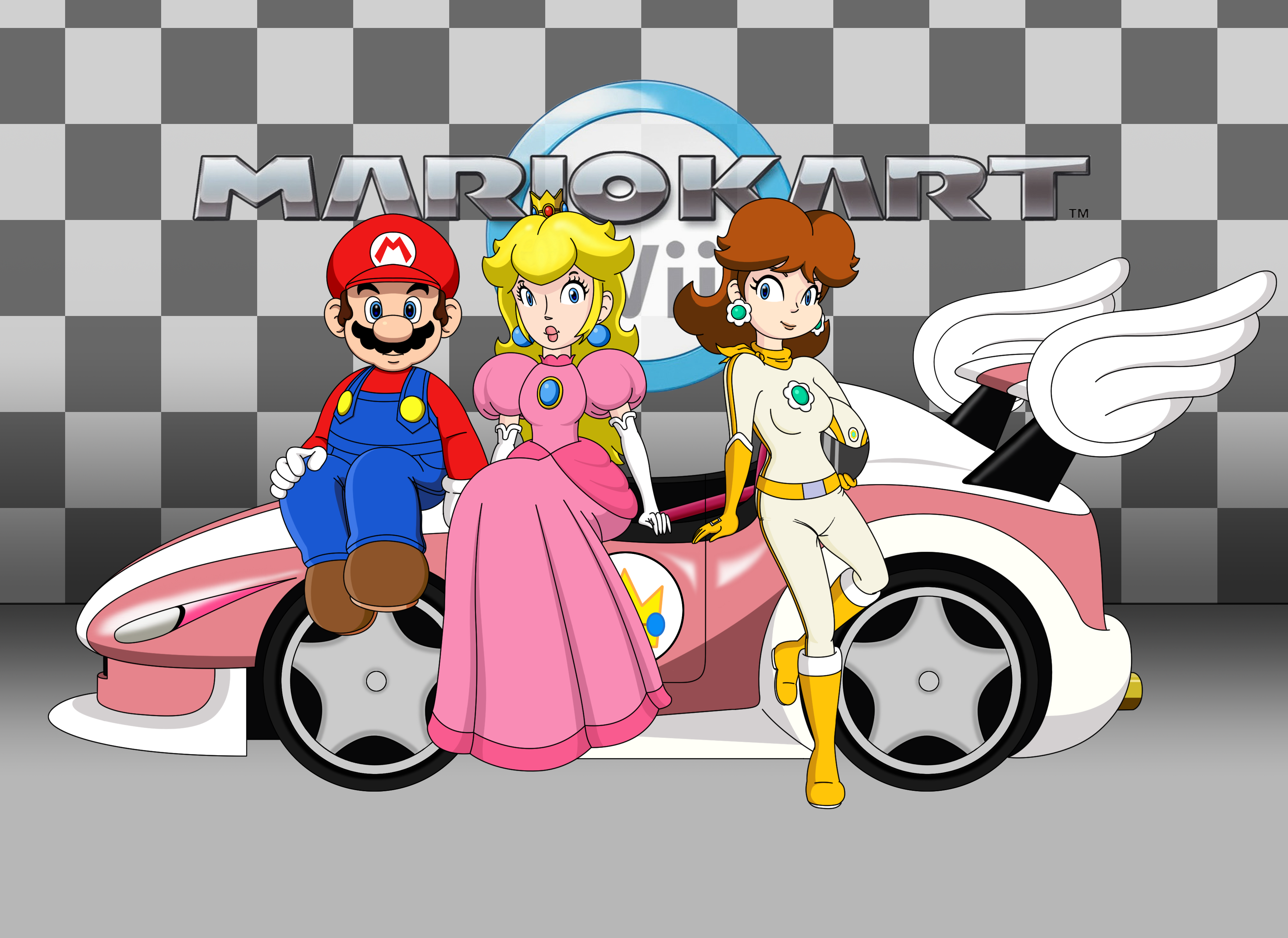 Mario Kart Wii HD Wallpaper by lyndonpatrick