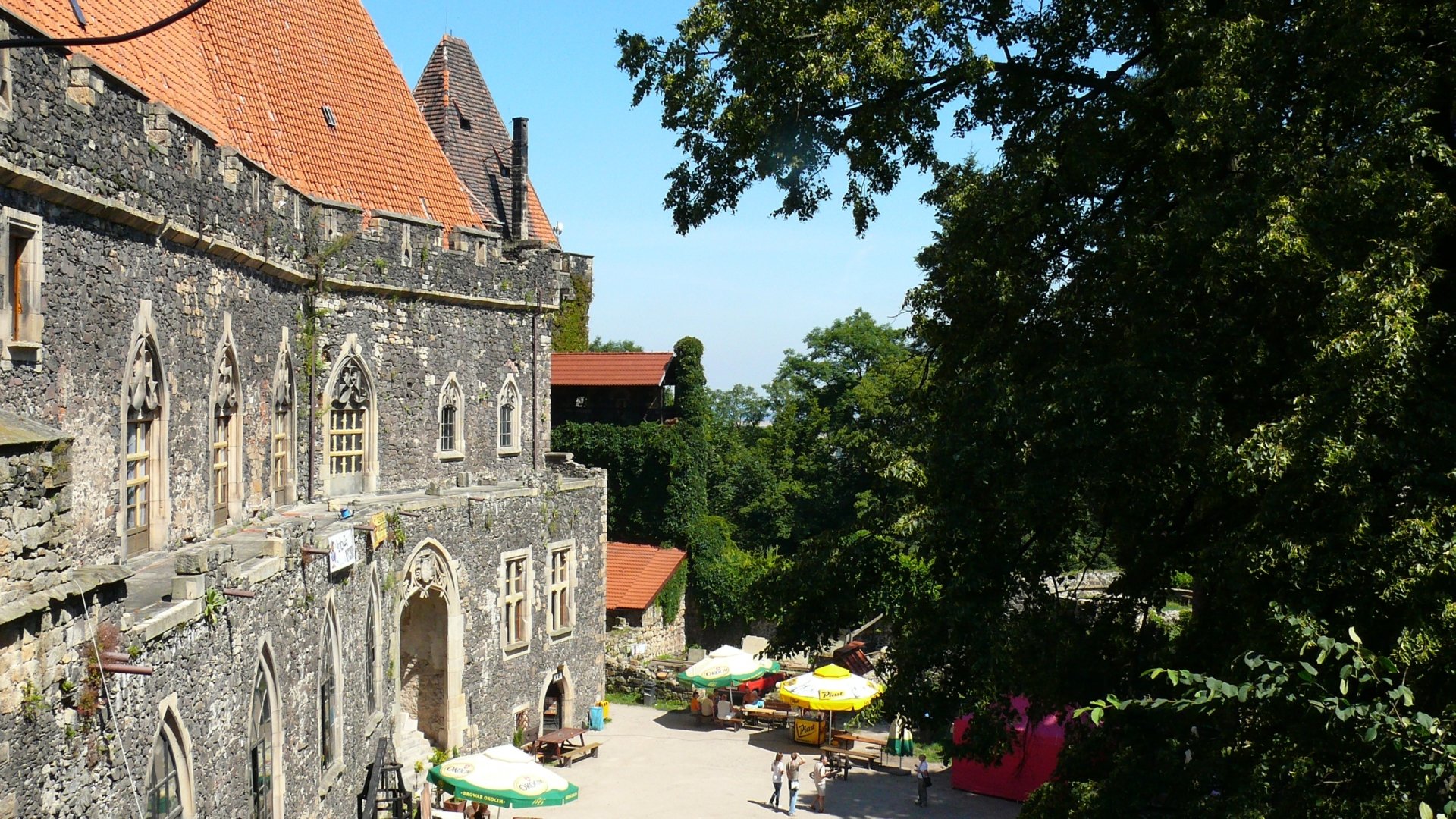 Download Man Made Grodziec Castle HD Wallpaper