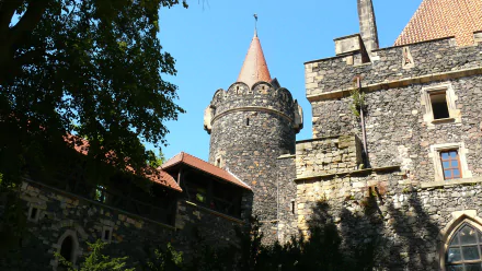 man made Grodziec Castle HD Desktop Wallpaper | Background Image