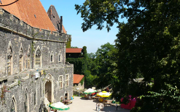 man made Grodziec Castle HD Desktop Wallpaper | Background Image