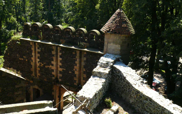 man made Grodziec Castle HD Desktop Wallpaper | Background Image