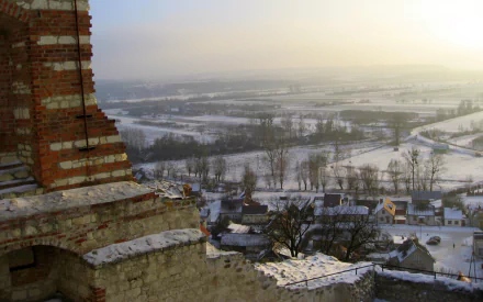 man made Janowiec Castle HD Desktop Wallpaper | Background Image