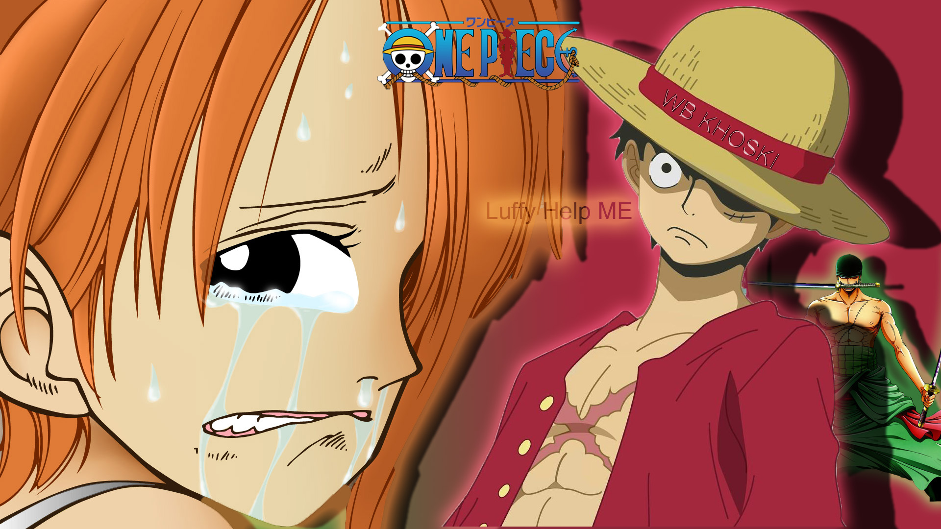Luffy Help me Full HD Wallpaper and Background Image | 1920x1080 | ID