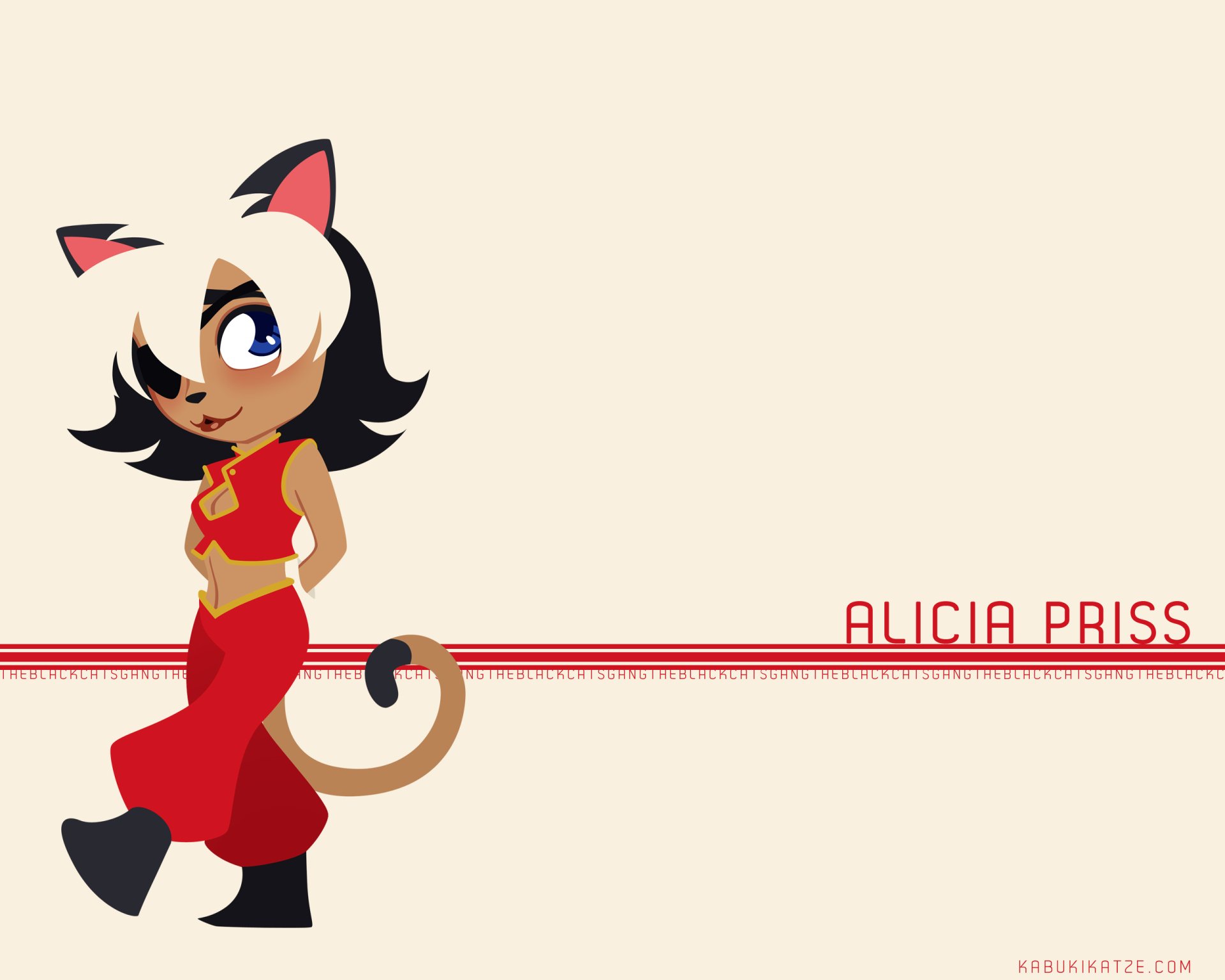 Download Video Game Tail Concerto HD Wallpaper by KabukiKatze