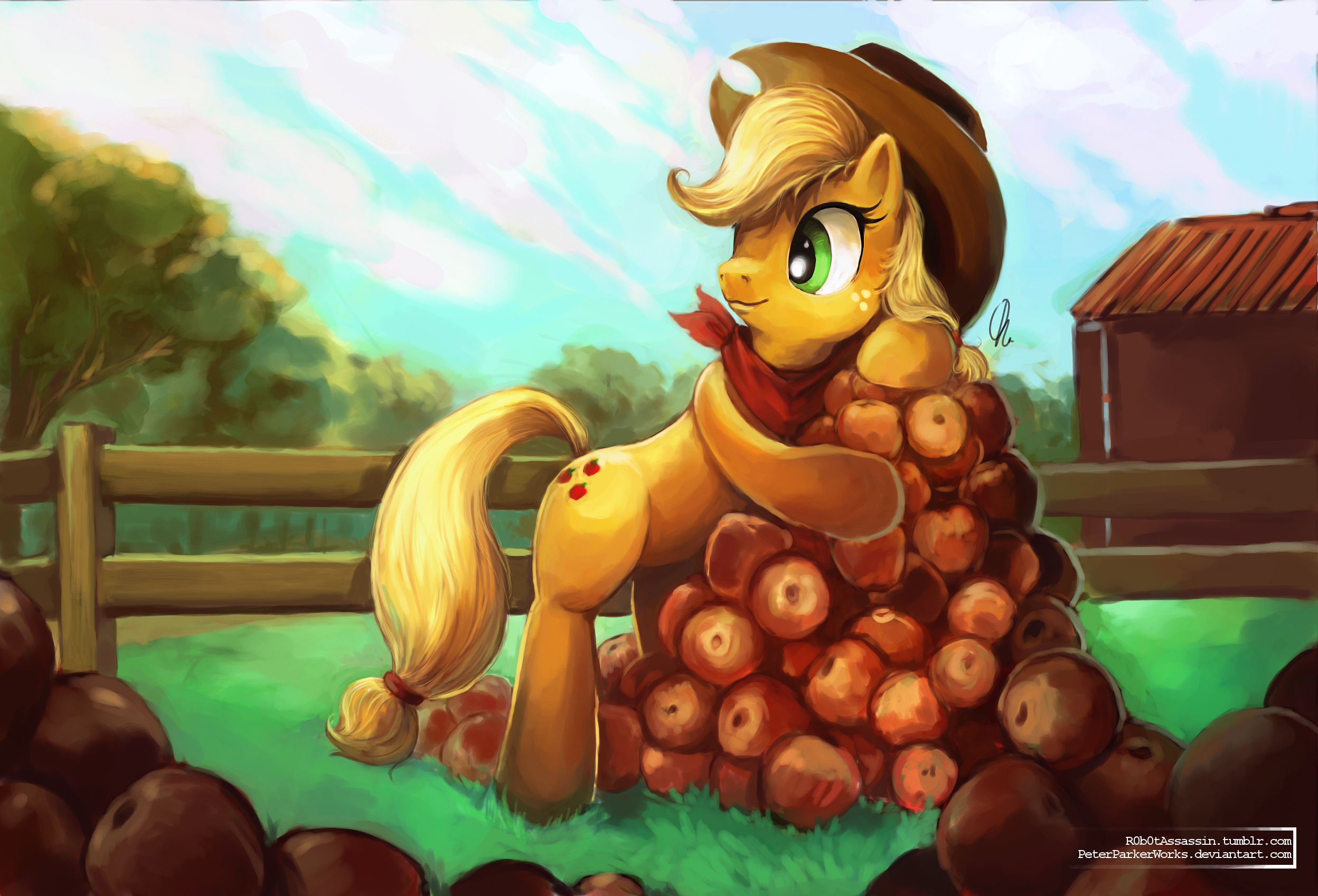 applejack wallpaper hd