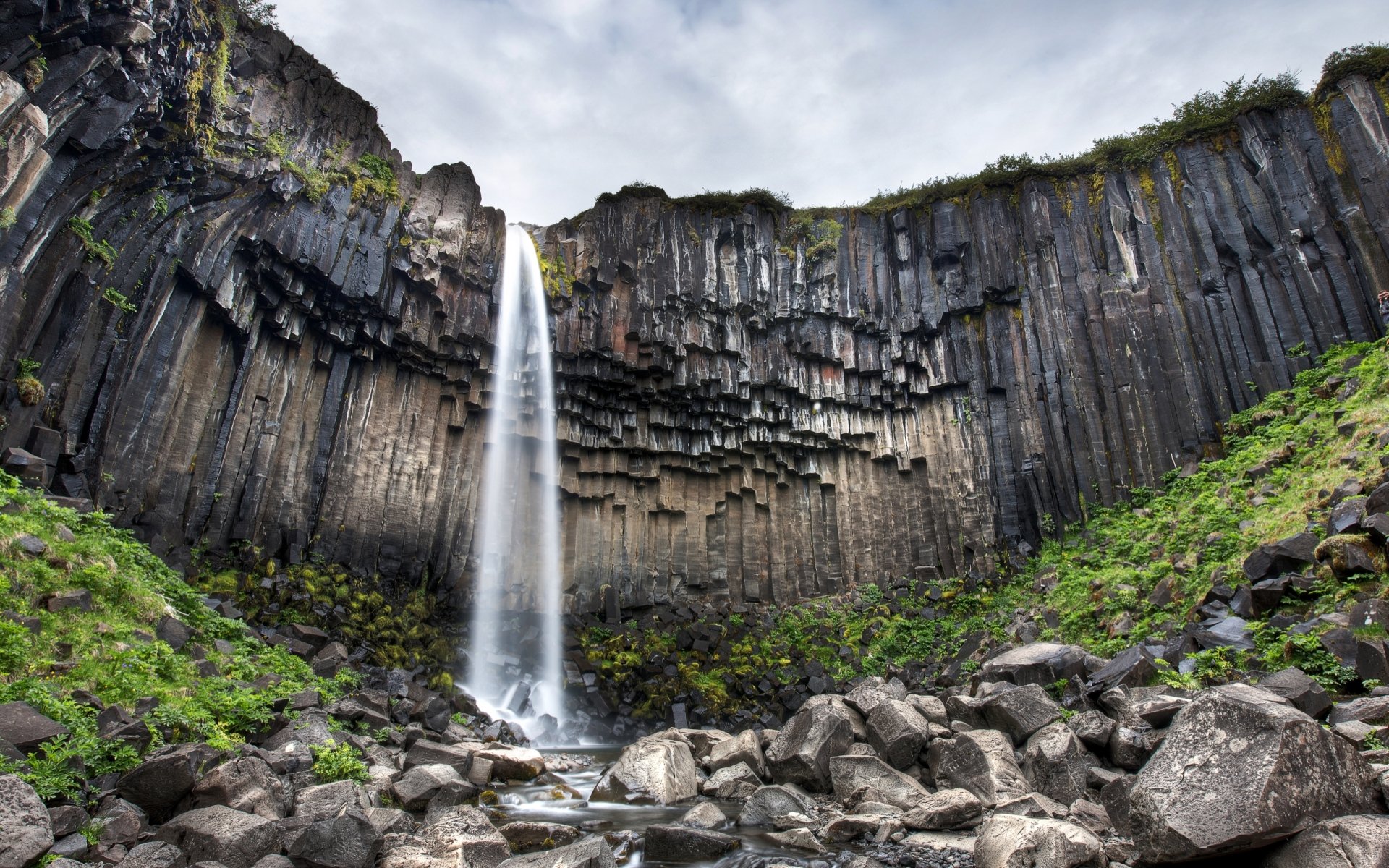 Download Nature Svartifoss HD Wallpaper