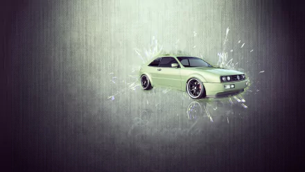 green car Volkswagen vehicle volkswagen corrado HD Desktop Wallpaper | Background Image