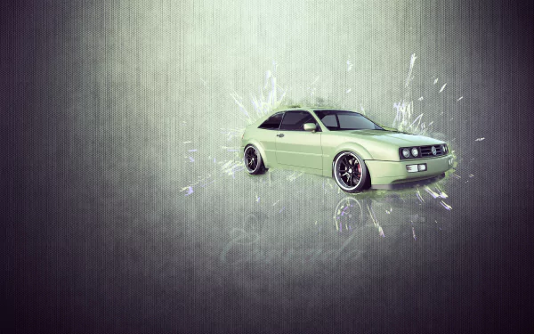 green car Volkswagen vehicle volkswagen corrado HD Desktop Wallpaper | Background Image