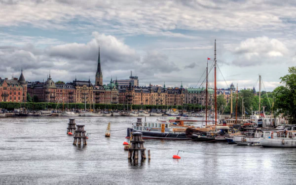  Part of Stockholm's historic shipyard