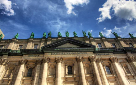 religious Basilique-Cathedrale Marie-Reine du Monde in Montreal HD Desktop Wallpaper | Background Image