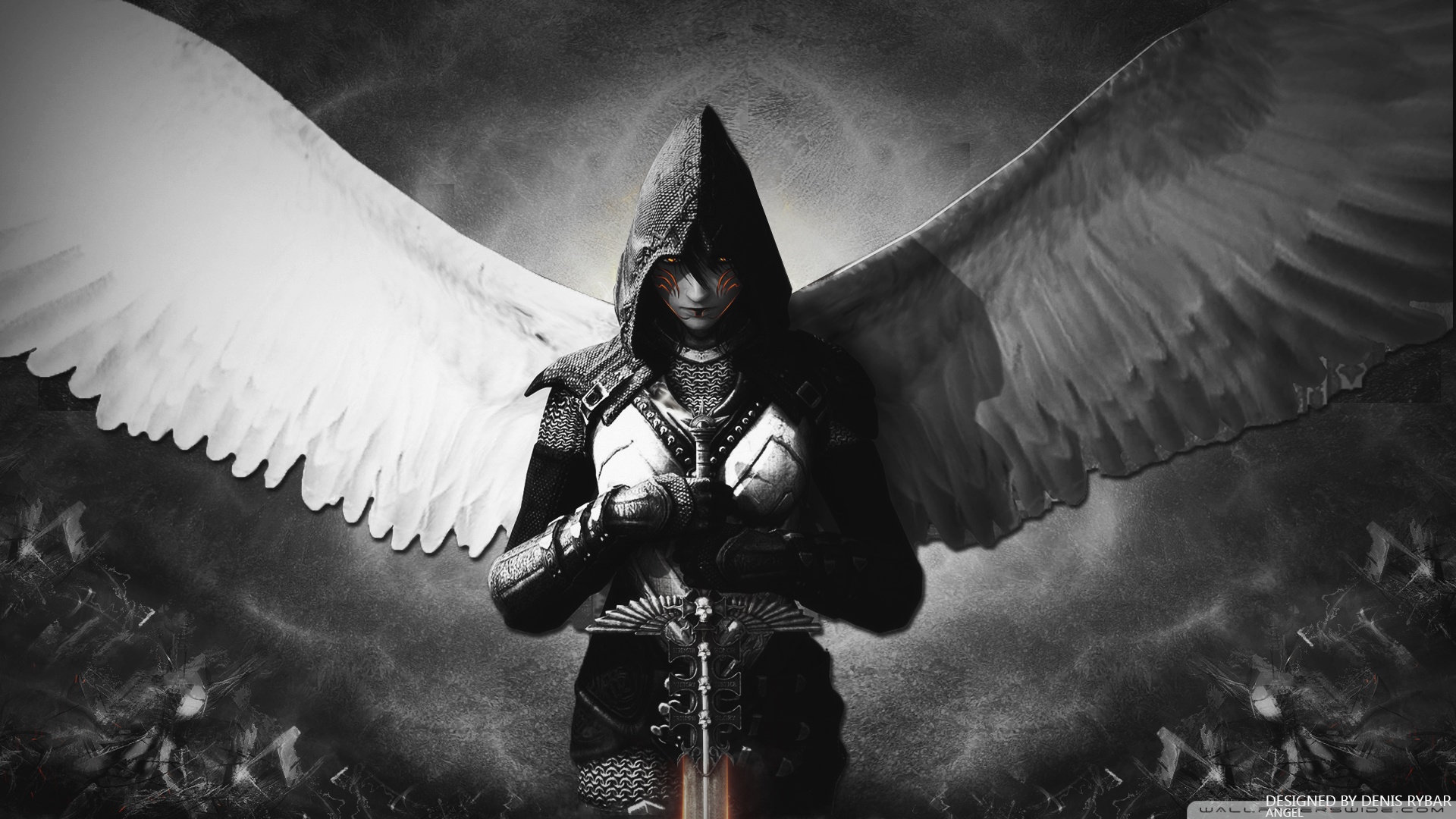 warrior angel backgrounds