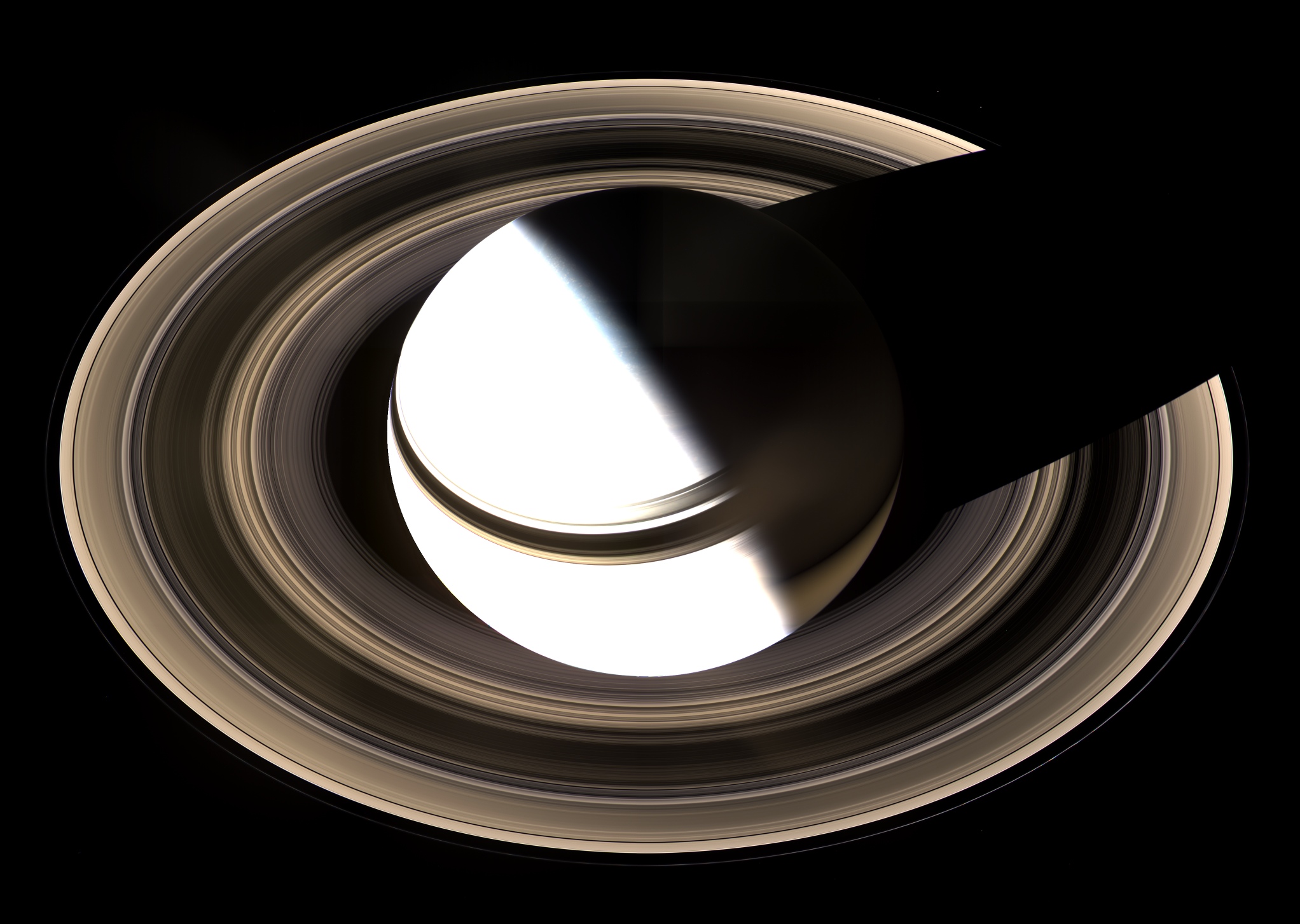 Sci Fi Saturn HD Wallpaper