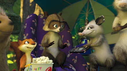 Hammy (Over The Hedge) squirrel raccoon movie Over the Hedge HD Desktop Wallpaper | Background Image