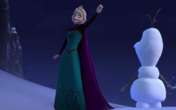 Movie Frozen Elsa Olaf HD Wallpaper | Background Image