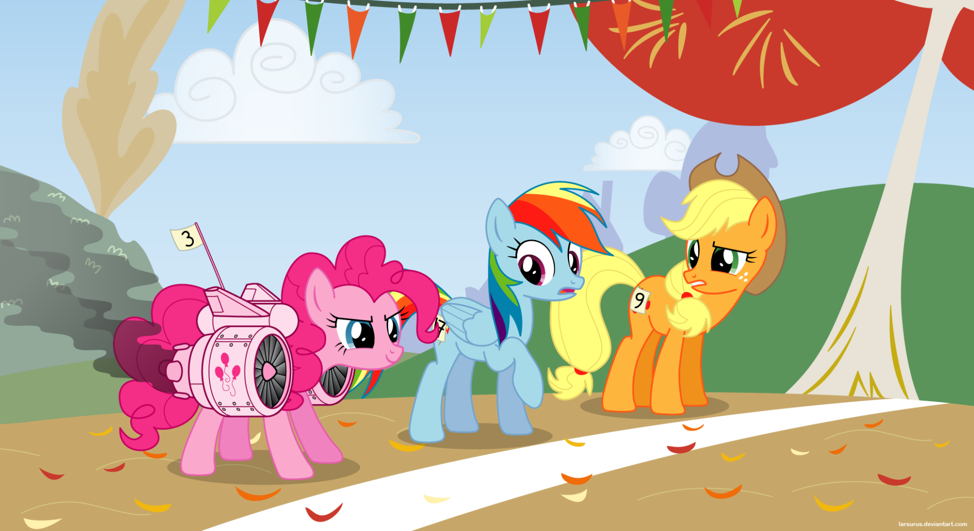 My Little Pony HD: Pinkie Pie, Rainbow Dash & Applejack Adventure by ...