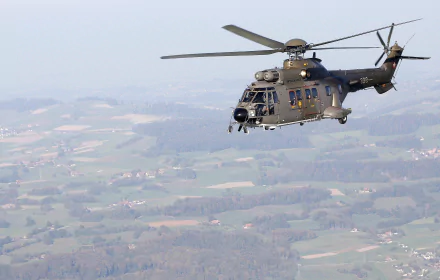 vehicle Eurocopter AS332 Super Puma HD Desktop Wallpaper | Background Image