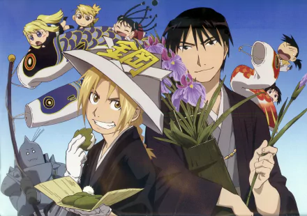 Alphonse Elric Riza Hawkeye Ling Yao May Chang Winry Rockbell Roy Mustang Edward Elric Anime Fullmetal Alchemist HD Desktop Wallpaper | Background Image