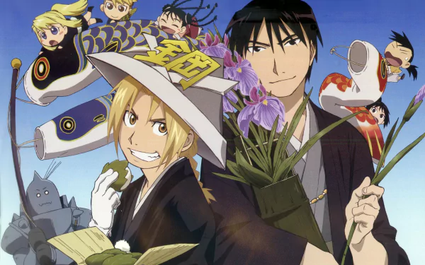 Alphonse Elric Riza Hawkeye Ling Yao May Chang Winry Rockbell Roy Mustang Edward Elric Anime Fullmetal Alchemist HD Desktop Wallpaper | Background Image