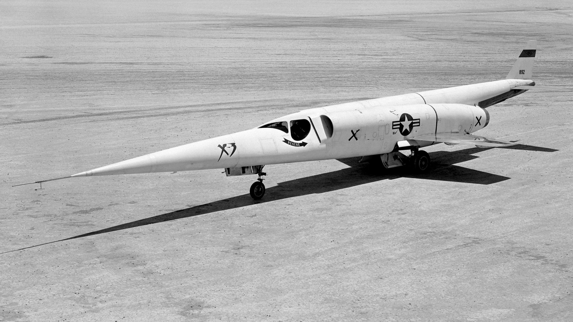 Download Military Douglas X-3 Stiletto 4k Ultra HD Wallpaper