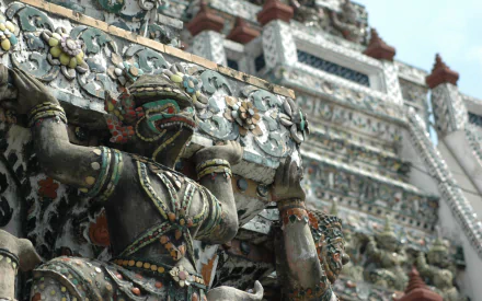 religious Wat Arun Temple HD Desktop Wallpaper | Background Image