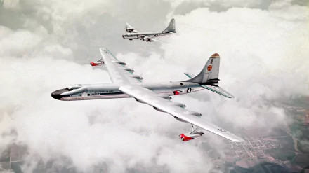 Convair B-36 Peacemaker military aircraft HD Desktop Wallpaper | Background Image