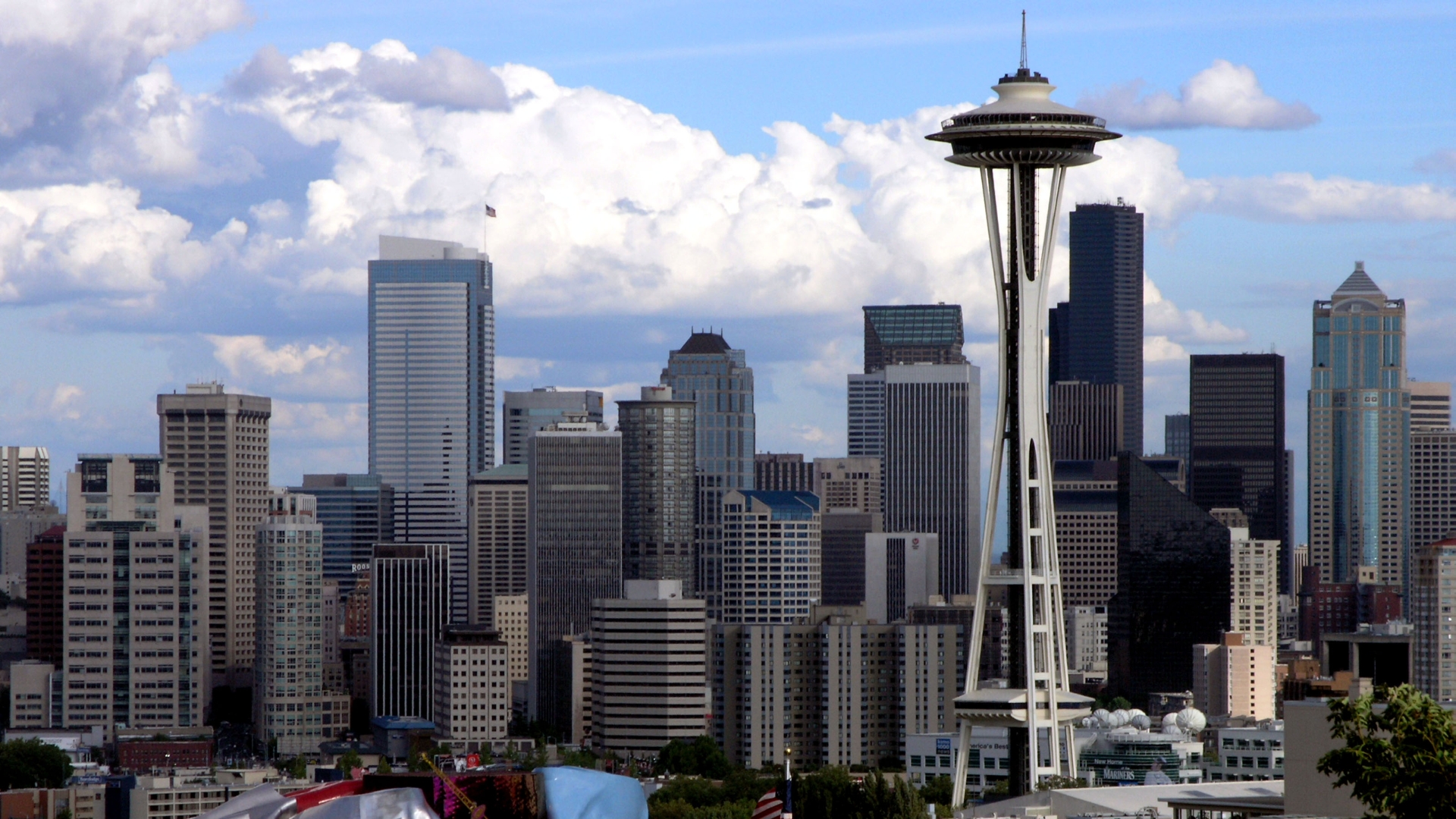 Download Seattle Man Made Space Needle HD Wallpaper