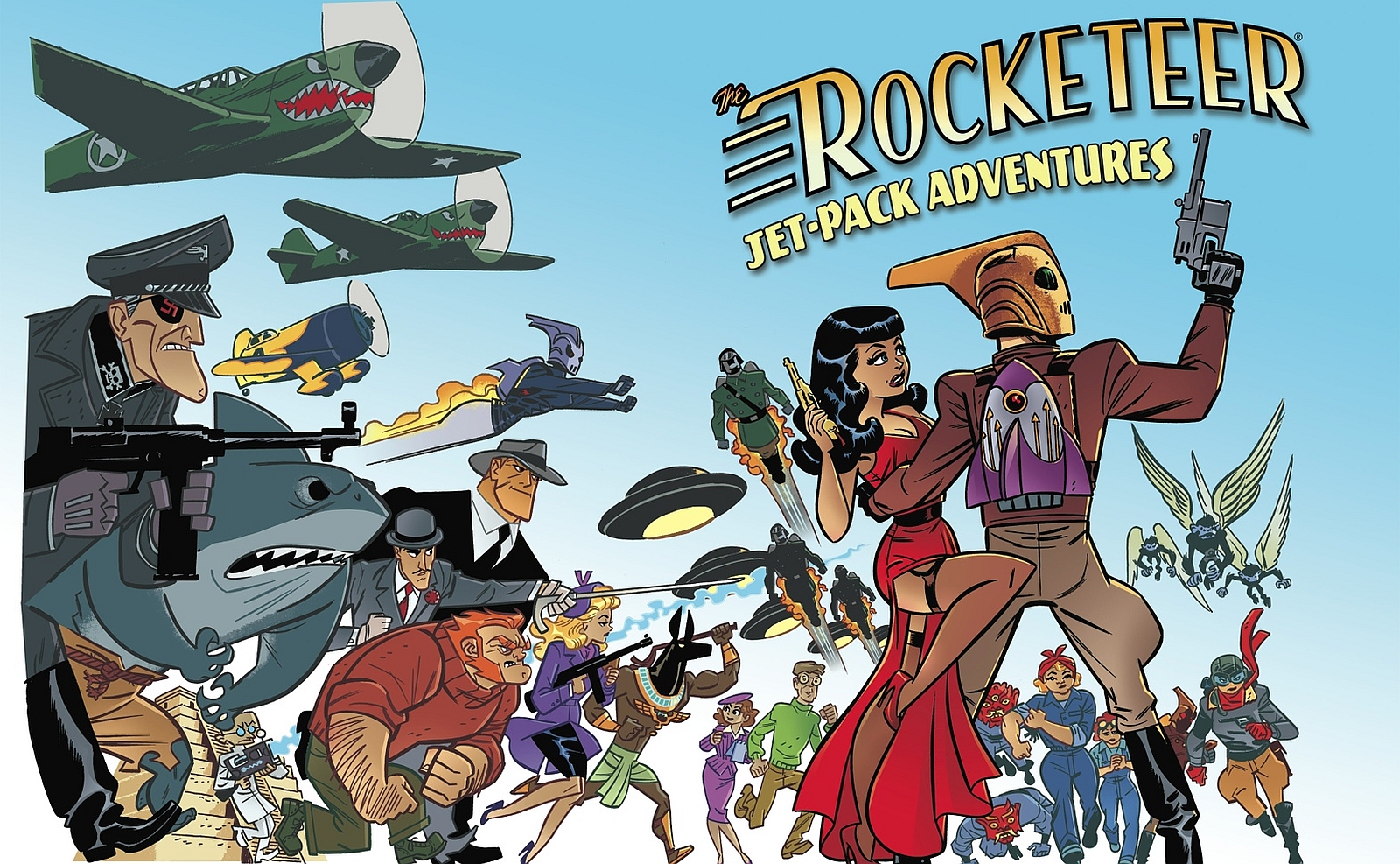 Comics The Rocketeer HD Wallpaper | Background Image