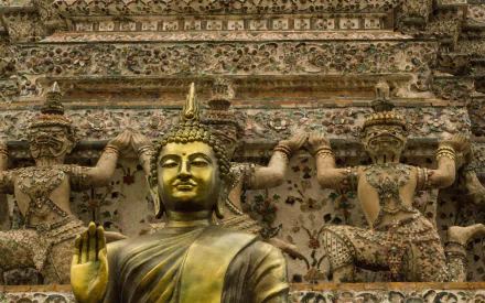 religious Wat Arun Temple HD Desktop Wallpaper | Background Image