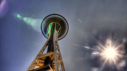 man made Space Needle HD Desktop Wallpaper | Background Image