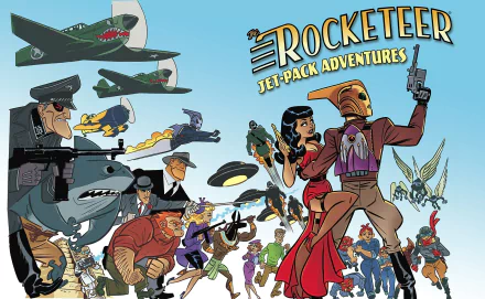 Comic The Rocketeer HD Desktop Wallpaper | Background Image