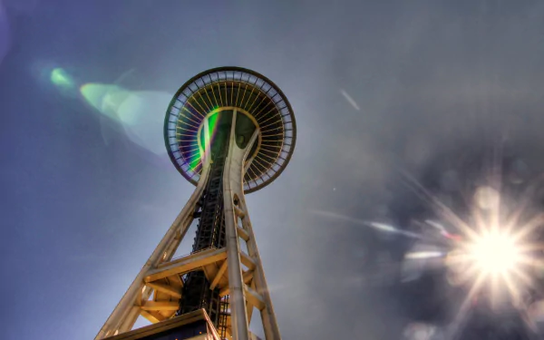 man made Space Needle HD Desktop Wallpaper | Background Image