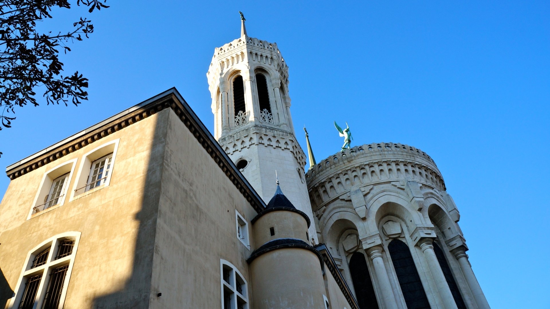 Download Religious Basilica Of Notre-Dame De Fourvière HD Wallpaper